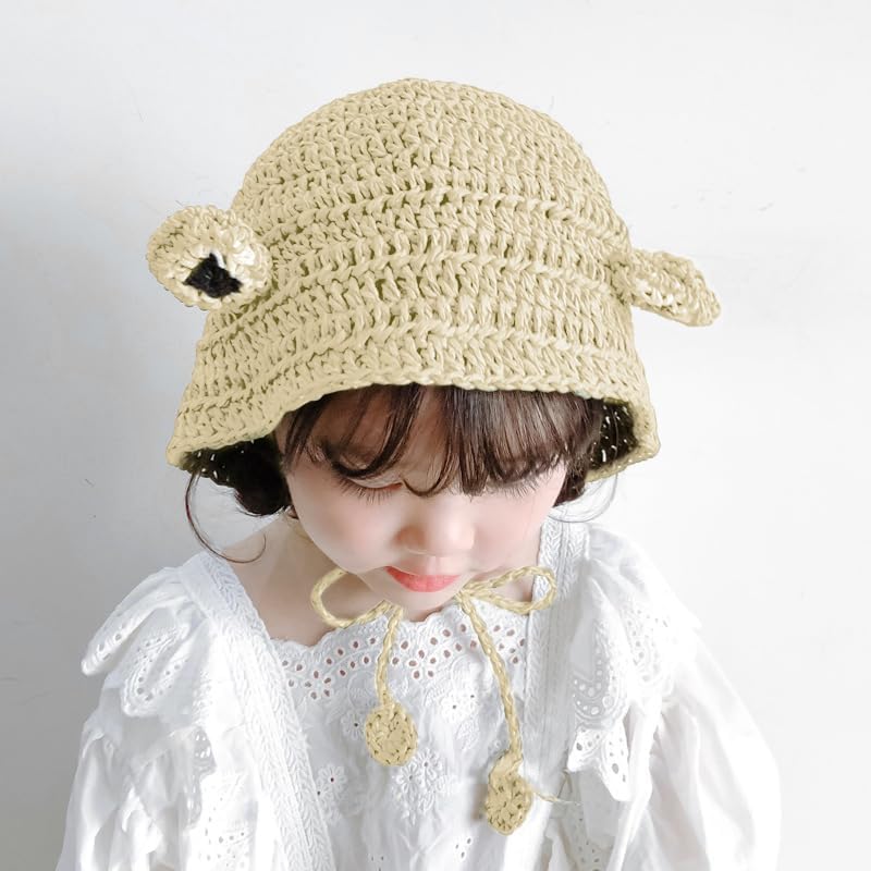 MINGSEECESS Kids Knitted Beanie Hat Cute Frog Cartoon Winter Warmer Cap with Big Eyes for Baby Boys Girls - Image 3